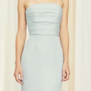 Amsale Sonia Dress Ice Blue Size 4